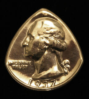 Coin Guitar Pick