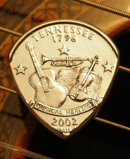 Coin Guitar Pick