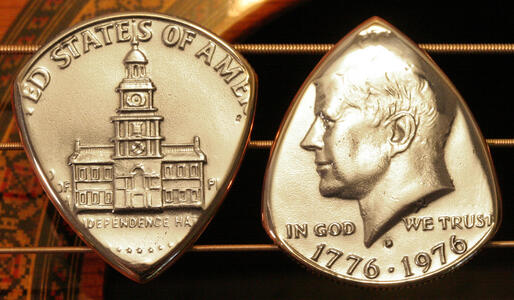 Coin Guitar Pick