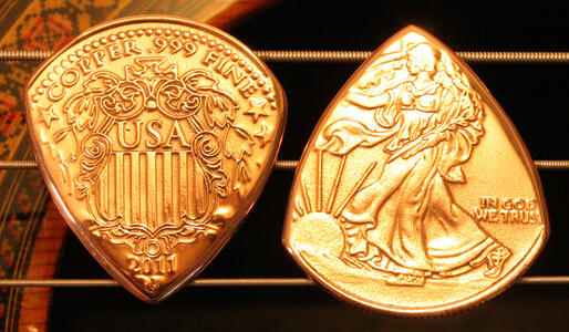 Coin Guitar Pick